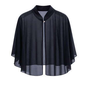 AKZDXE Breathable Chiffon Shawl Short Multicolor Bridal Cape Thin Jacket Loose Wedding Shawl Spring Summer
