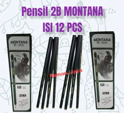 12 PCS PENSIL 2B MONTANA