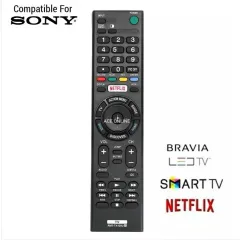 Replacement RMT-TX300E Remote Control For Sony TVs - Netflix/YouTube Buttons, New