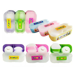 Joeyi Tempat Bedak Bayi Dua Sekat Double Puff Boy & Girl - Satbe Store