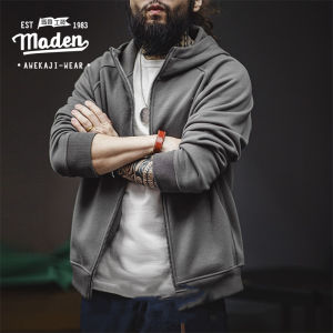 เสื้อโค้ทเสื้อคาร์ดิแกนกีฬามีฮู้ดสีเทาเกล็ดหิมะแนวลำลองแบบอเมริกันเสื้อโค้ทสำหรับนักศึกษาวิทยาลัยวิทยาลัยแฟชั่นสไตล์ใหม่2025