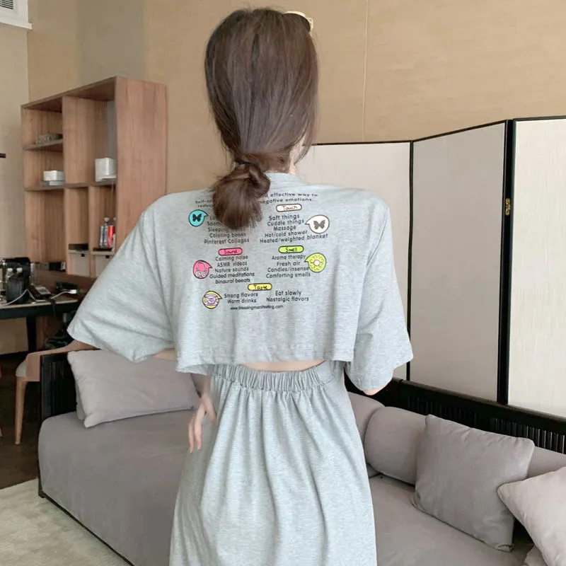 SONDR Fashion Women Dress Korean Style Plus Size Long Dresss Korean Style  Summer Drees Woman Fashion 2022 New Waist Slim Back Knee-high T-shirt Dress  Skirts | Lazada