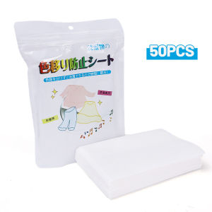 แท็บเล็ตสำหรับซักผ้าแบบกากบาทฟิล์มดูดซับสี50ชิ้นป้องกันการย้อมสีและสตริงย้อมเสื้อผ้าเครื่องซักผ้า