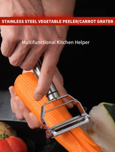 Vegetable Peeler Stainless Steel Kitchen Potato Peeler Metal Carrot Grater Slicer Shredder Fruit Peeler Kitchen Tools
