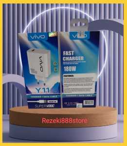 Charger for Vivo Y11 180W Super Vooc Charger +Data Cable Supprort Fast Charging