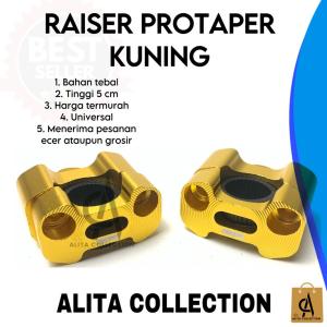 RAISER PENINGGI STANG WARNA KUNING ROADRACE UNIVERSAL HARGA MURAH BARANG BERKUALITAS PROMO DISKON TERLARIS
