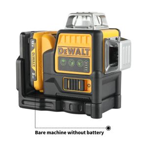 2026 Dewalt DW089LG 12 Lines 3 Sides*360 Degree Vertical 12V Lithium Battery Level Horizontal Green Meter Outdoor