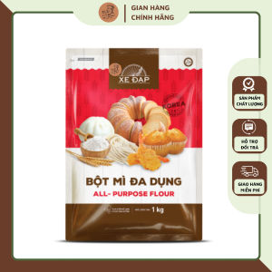 Bột mì đa dụng hiệu Xe Đạp loại 1 kg bột mì số 11 nguyên chất giàu dinh dưỡng không chất bảo quản