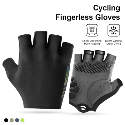 Găng tay xe đạp INBIKE nam hở ngón mùa hè Găng tay xe đạp MTB đầy màu sắc găng tay đi xe đạp thoáng khí chống trượt găng tay đi xe đạp