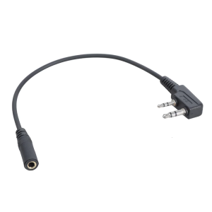 Two Way Radio Adapter Converter Cable 2 Pin To 3.5mm Suitable For UV5R BF-888S Devices Seamlessly Connection Easy to Use