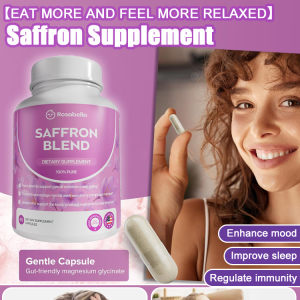 [Eat more and feel more relaxed] Saffron Supplement/Vegan Saffron Supplement Formula Easy Capsules Saffron Vegan Supplement Formula Easy Capsules