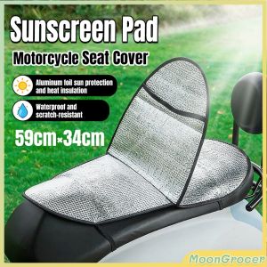 Motorcycle Sunscreen Pad Waterproof Aluminum Foil Film Electric Car Insulating Heat Pad Seat Cover 1
