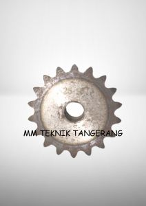Sprocket RS 25 x 18 T Gear Rantai Single Gir gigi Z 18T RS25 -1 25Z18 25X18T 25-1 tipe B