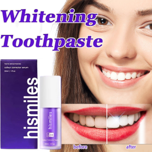 30ml Hismiles Purple Toothpaste Remove Tartar Plaque  Repair Sensitivity Teeth  Remove Yellow  Whitening Toothpaste
