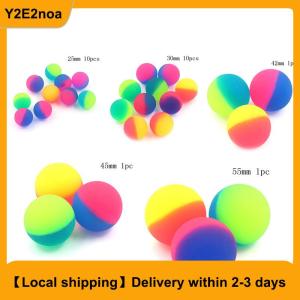 【Local shipping】 1 10 pcs Moonlight High Bounce Ball Elastic Juggling Jumping Balls Bouncing Ball Outdoor Toys Play Fun