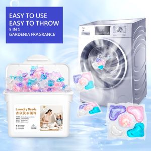 5 in 1 Detergent Soap laundry beads Detergent Liquid Capsules Long Lasting Fragrance/Softener for all fabric type