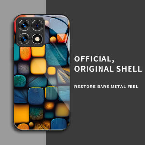 สำหรับ Xiaomi 14T Pro และ Xiaomi 14T Pro 5G เคสศัพท์ป้องกันการตกที่มีสี่เหลี่ยมเล็กๆ สีสันสดใส บุคลิกทันสมัย