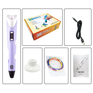 (BISA COD) 3D Pen Printing/ Pena Cetak 3D Drawing Lukis ABS Filamen Mainan DIY/ 3D Printing Pen Murah Berkualitas/ 3D Stereoscopic Printing Pen/ Pena 3D Printing Mainan DIY Hadiah Ulang Tahun Pena Gambar 3D  DIY Printer Arts Pen