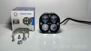 Lampu Sorot Tembak Led Laser Gun D4 40 Watt Nyala Kuning Kuning