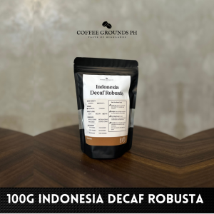 Indonesia Decaf Robusta – Dark Roast | Bold Low-Acid Brew | Custom Grind & Weight