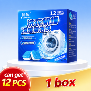 Washing Machine Cleaner Descaler Multifunctional Multipurpose 200g Tablet with Sodium Percarbonate Malodour Removal