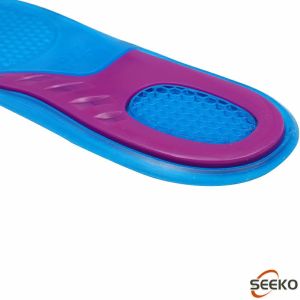 Seeko Elastic silicone orthopedic sports running insole Massage insole blue