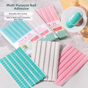 RISEDOT 30/48/96Pcs Reusable Reusable Adhesive Clay Tacky Gel Nail Practice Tool Nail Adhesive Glue Clay Solid Color DIY Nail Art Clay Nail Art Practice