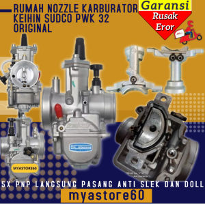 Rumah Nozzle Nozel House hole holle bodi bodi hole Karburator PWK32 PWK 32 Cangkang Nosel Karbu Carburator Carbu PWK Tipe 32