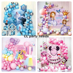 Ice and Snow Qiyuan Birthday Party Balloon Set Children cartoon pig piggy theme Birthday Decoration