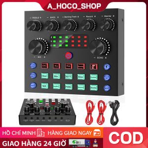 Card Âm Thanh Không Dây V8S Lưu Trữ Lớn Bộ Chuyển Đổi Âm Thanh Ngoài Bluetooth5.0 Có Thể Sạc Lại Nhạy Cảm Độ Trung