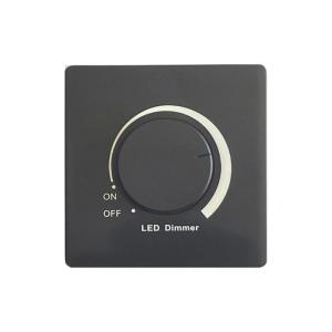 300W LED Light Dimmer Switches Rotary Knob Adjustable Brightness Controller Plastic Frame Wall Light LED Dimmer Enduring