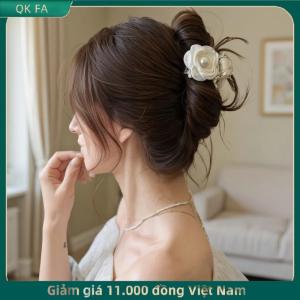 QK FA ✨ Thanh Lịch Hoa Hồng Móng Vuốt Tóc Cho Phụ Nữ Cô Gái Ngọt Ngào Tóc Trang Trí Trở Lại Đầu Hoa Tóc Clip Kẹp Tóc Thời Trang Phụ Kiện Tóc
