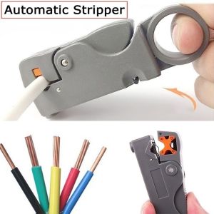 【Free Shipping】Double Blades Tools Wire Stripper Automatic Stripping Multi Tool Stripper Wire Cable Adjustable Double Blades Combination Cutter Pliers
