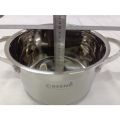 Bộ 3 nồi inox 304 cao cấp Luxury Creen CR-P888, đáy 3 lớp nguyên khối sử dụng cho mọị loại bếp giữ nhiệt nấu nhanh. 