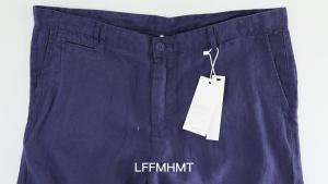 L8216 Mid Waist Linen Beach Shorts Summer Men Simple Business Casual Straight Pockets Solid Color Zipper Work Knee Length Pants2026