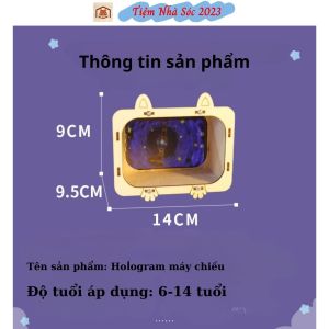 Hộp Gỗ Chiếu Phim 3D Hologram phát ảnh sinh động phát triển trí não giúp bé nhận biết phiên bản điện thoại - Tiệm Nhà Sóc 2023