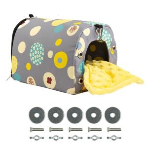 Parrots Nest Winter Warm House Bird Cage Nest Small Pet Hamsters Nest Cage-mounted House Small Bird Cage Accessories