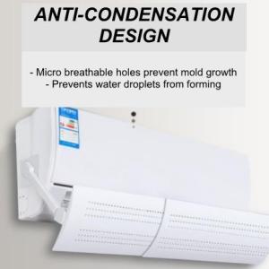 AIR CON WIND DEFLECTOR & WINDSHIELD – ADJUSTABLE / ANTI-CONDENSATION DESIGN / EASY INSTALLATION / BLOCK DIRECT WIND BLOW