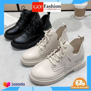 Go! Fashion GF-527 Sepatu Wanita Sneakers Boots Import Premium Quality