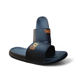 Bie - Sandal Slop Bie Up Genzha White In 1st Gen Black