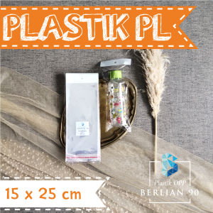 Plastik Display 15x25 cm mic 100 lembar / Plastik Perlize / Plastik OPP Gantung untuk Kemasan Aksesoris & Snack