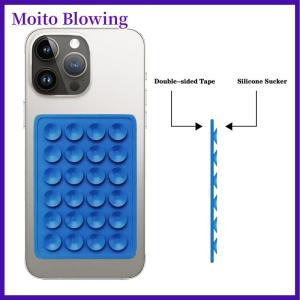 Moito แผ่นดูดซิลิโคนสำหรับติดยึดติดกับโทรศัพท์มือถือแผ่นยางซิลิโคนด้านหลัง