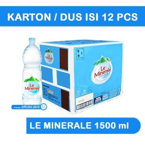 LE MINERALE DUS Air Mineral Le mineral Kemasan Karton 330ml 600ml 1500ml