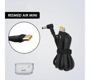 ResMed Airmini Power Cord Connect 24V Battery for Travel on Airplane Train Vehicle Vacation Holiday