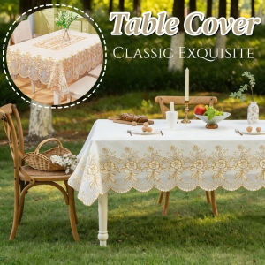 Tablecloth PVC Waterproof and Oilproof Cover Classic Exquisite Table Cover Protector Home Decoration