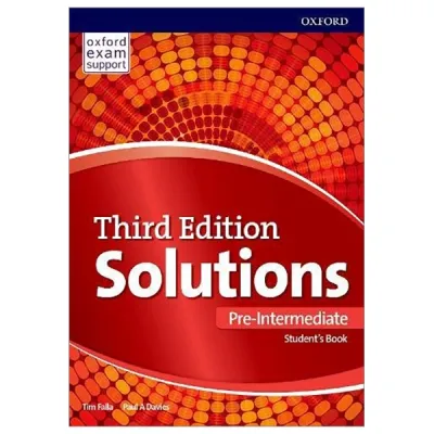 Sách Ngoại Văn - Fahasa - Solutions 3rd Edition: Pre-Intermediate: Students Book And Online Practice Pack
