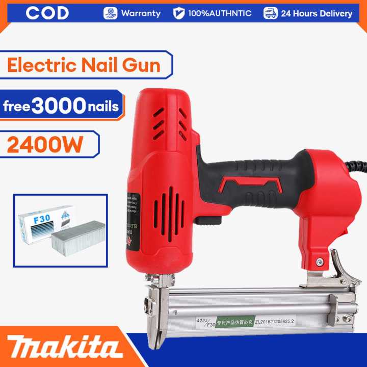 MDDQF30 2400W 220V Electric Nail Gun/Air Nail Gun Power Tools 360pcs/min Gun Tacker Heavy Duty
