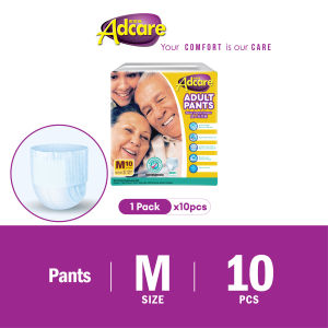 Adcare Adult Disposable Pants Jenis Seluar M / L / XL Seluar Lampin Dewasa Adult Diaper 1 Pack
