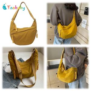 Women Stylish Dumpling Bag Multi-pockets Fashion Shoulder Bag Large Capacity Crescent Crossbody Bag Outdoor Travel Bag