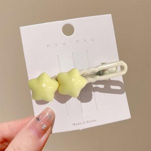 ROLL Alloy Star Hair Clip Fairy Sweet Banger Clip Hair Accessories Y2K Hair Clip for Girls